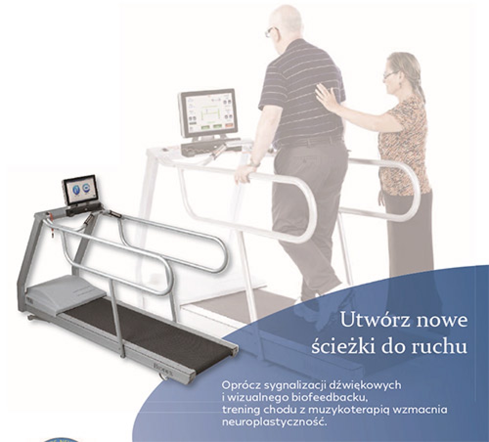 Muzykoterapia dla bieżni Biodex Gait Trainer 3